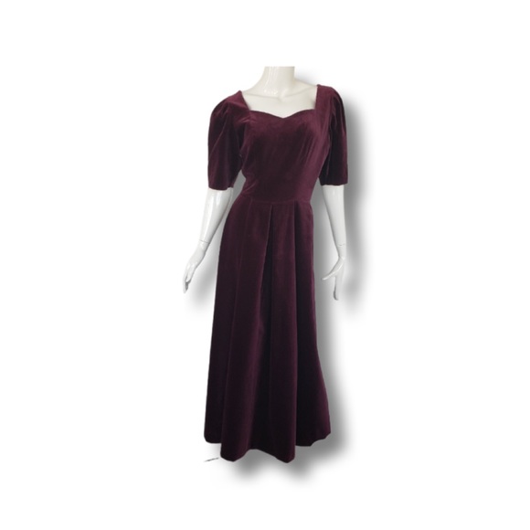 Laura Ashley Velvet Dress - Picture 2 of 5